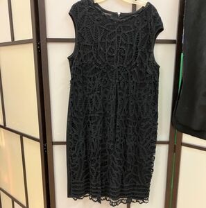 Black lace dress